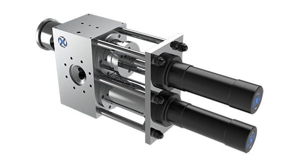 雙柱雙工位換網器