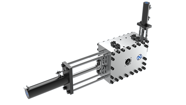 液壓全自動排渣無網模頭